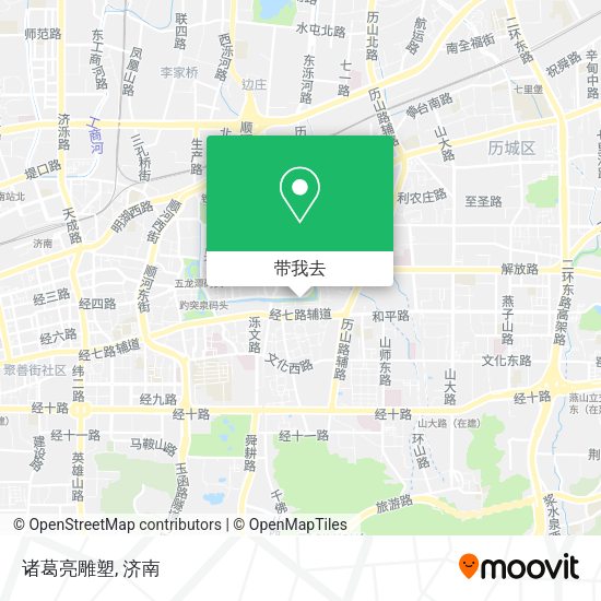 诸葛亮雕塑地图