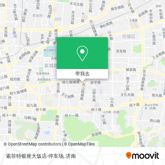 索菲特银座大饭店-停车场地图