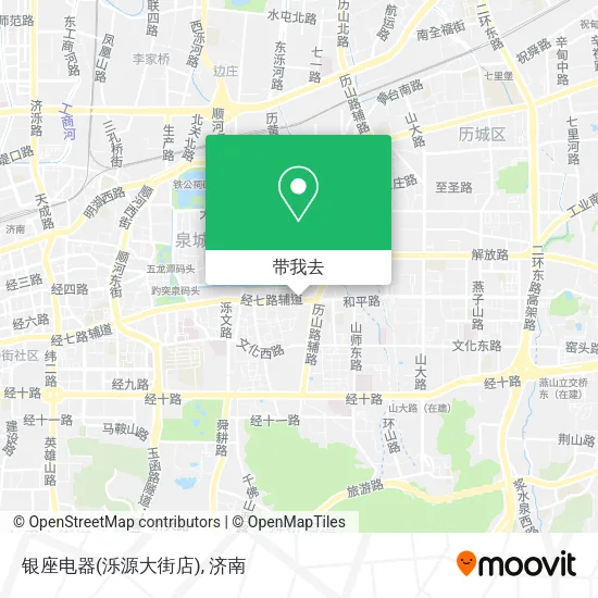 银座电器(泺源大街店)地图