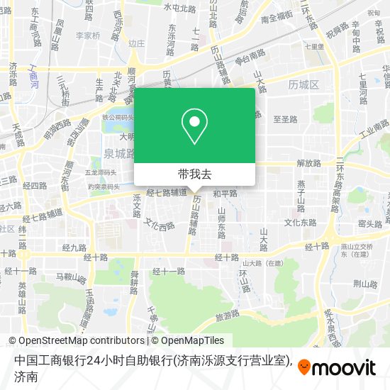 中国工商银行24小时自助银行(济南泺源支行营业室)地图