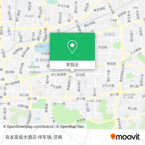 良友富临大酒店-停车场地图