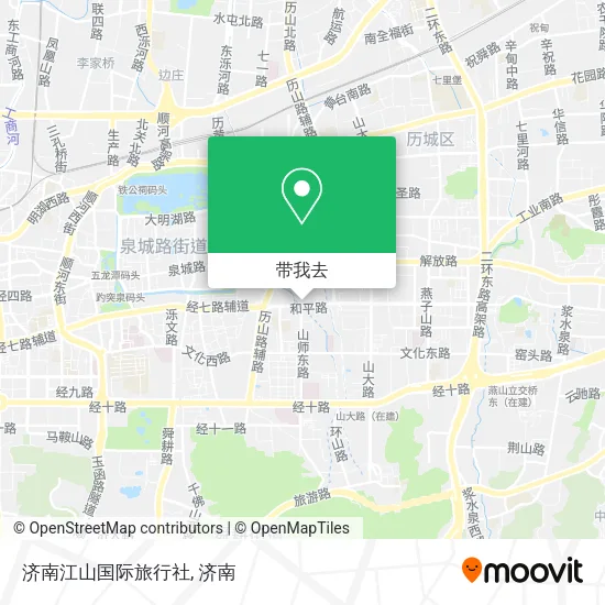 济南江山国际旅行社地图