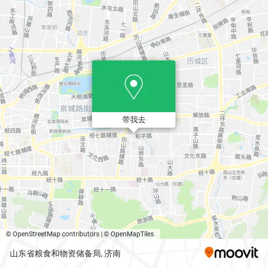 山东省粮食和物资储备局地图