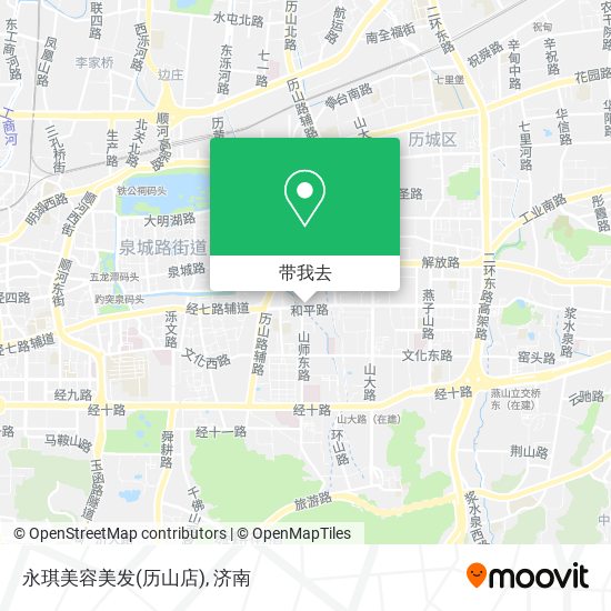 永琪美容美发(历山店)地图