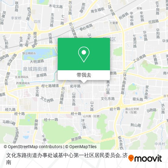 文化东路街道办事处诚基中心第一社区居民委员会地图