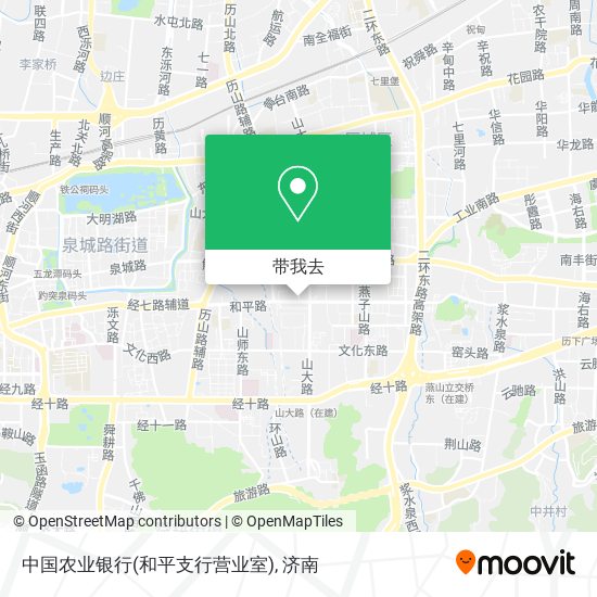 中国农业银行(和平支行营业室)地图