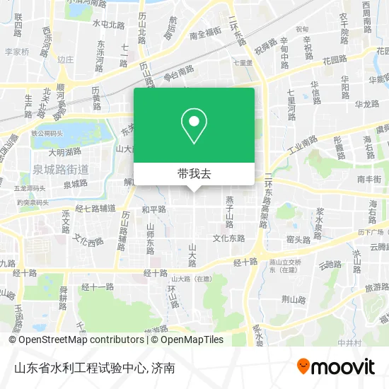 山东省水利工程试验中心地图