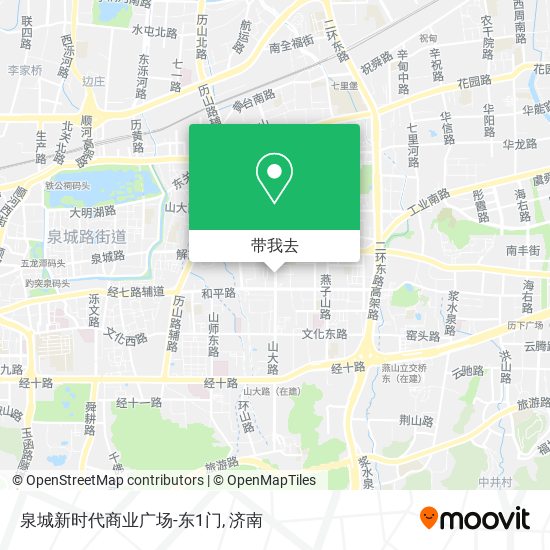 泉城新时代商业广场-东1门地图