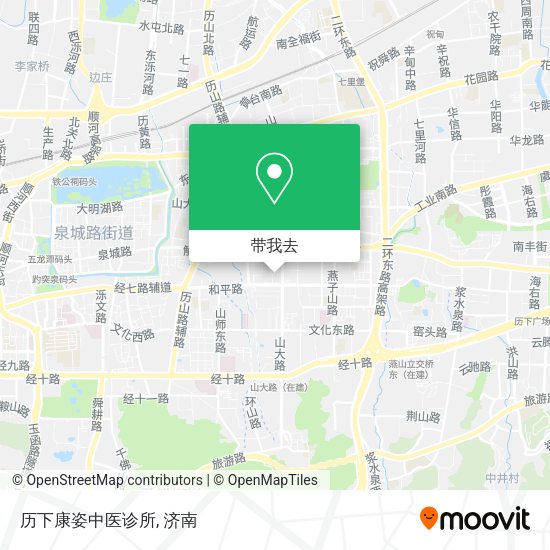 历下康姿中医诊所地图