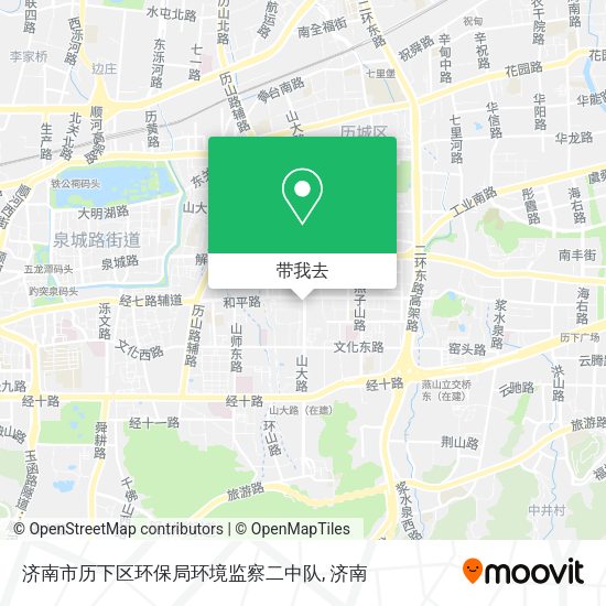济南市历下区环保局环境监察二中队地图