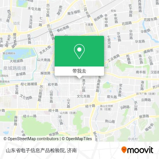 山东省电子信息产品检验院地图