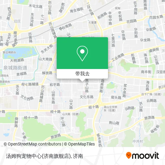 汤姆狗宠物中心(济南旗舰店)地图