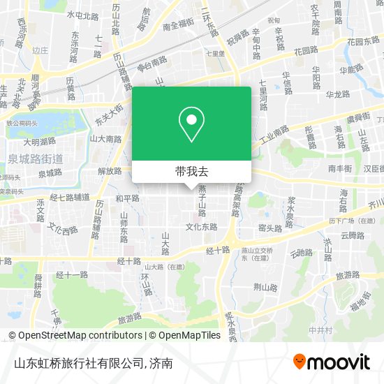 山东虹桥旅行社有限公司地图