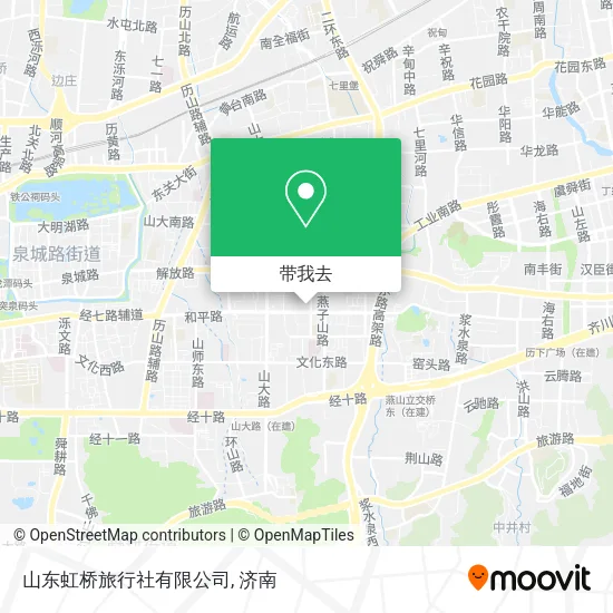 山东虹桥旅行社有限公司地图