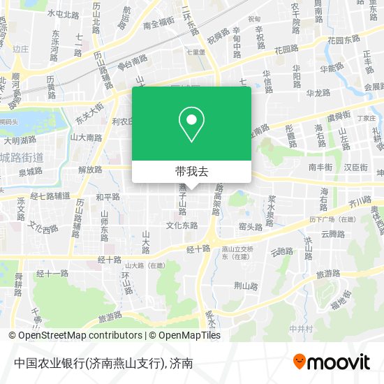 中国农业银行(济南燕山支行)地图