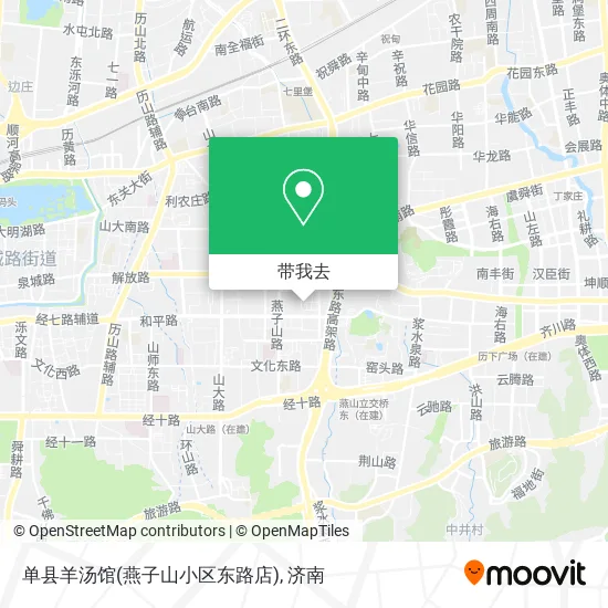 单县羊汤馆(燕子山小区东路店)地图