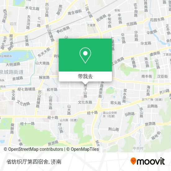 省纺织厅第四宿舍地图