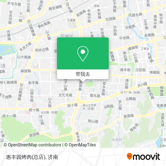 惠丰园烤肉(总店)地图