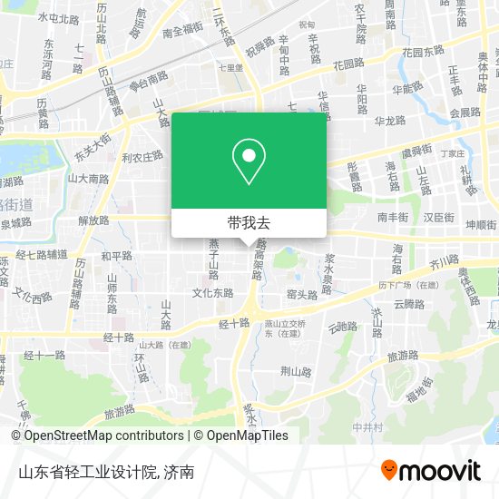 山东省轻工业设计院地图