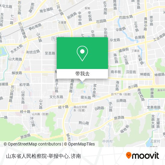 山东省人民检察院-举报中心地图