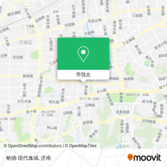 鲍德·现代逸城地图