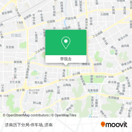 济南历下分局-停车场地图