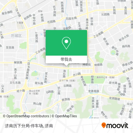 济南历下分局-停车场地图