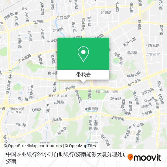 中国农业银行24小时自助银行(济南能源大厦分理处)地图