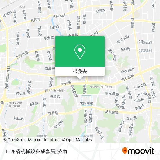 山东省机械设备成套局地图