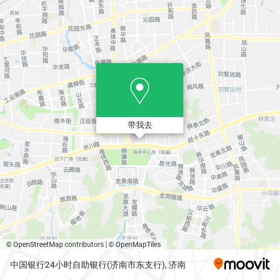 中国银行24小时自助银行(济南市东支行)地图