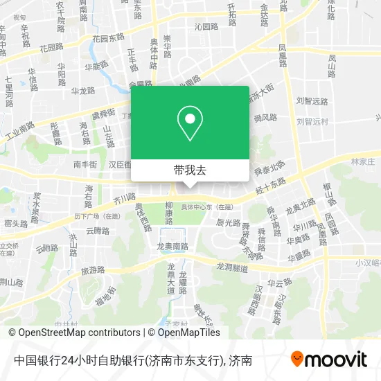 中国银行24小时自助银行(济南市东支行)地图