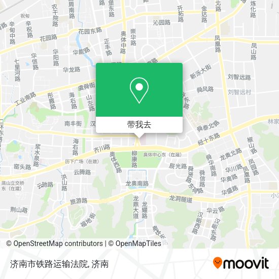 济南市铁路运输法院地图