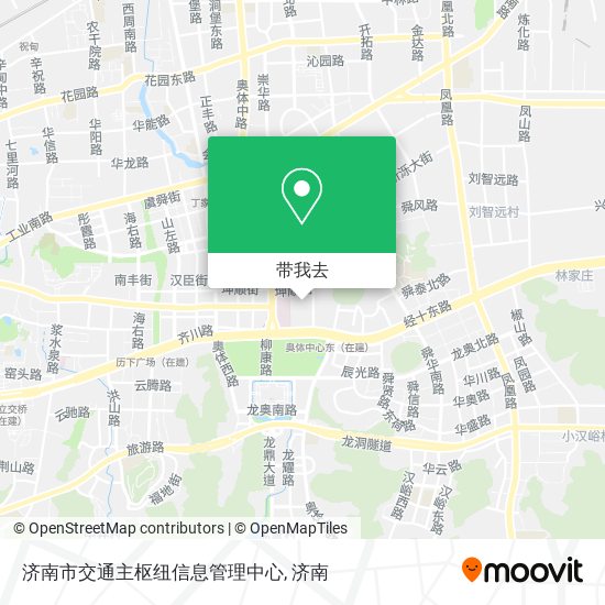 济南市交通主枢纽信息管理中心地图