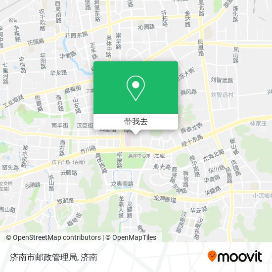 济南市邮政管理局地图