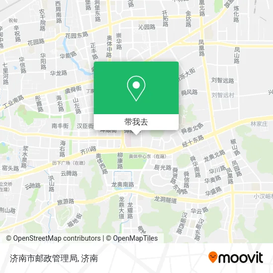 济南市邮政管理局地图