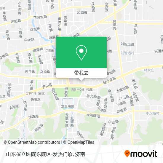 山东省立医院东院区-发热门诊地图