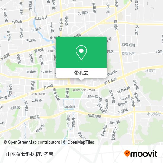 山东省骨科医院地图
