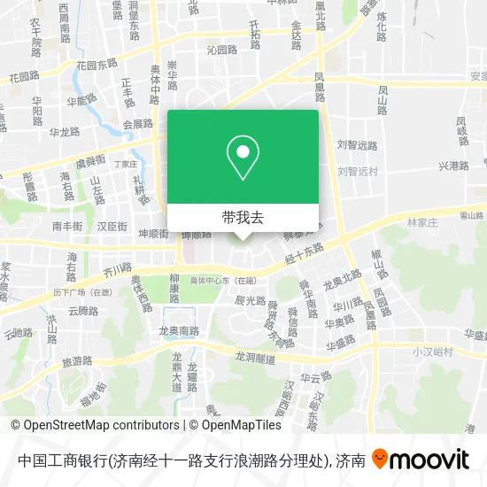 中国工商银行(济南经十一路支行浪潮路分理处)地图