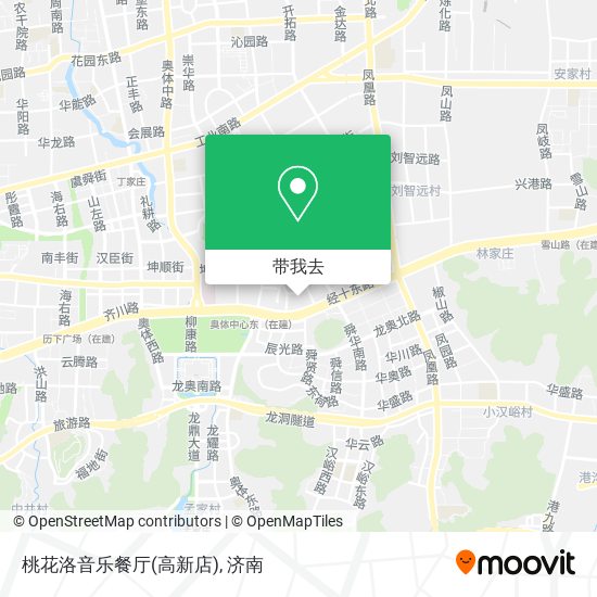 桃花洛音乐餐厅(高新店)地图