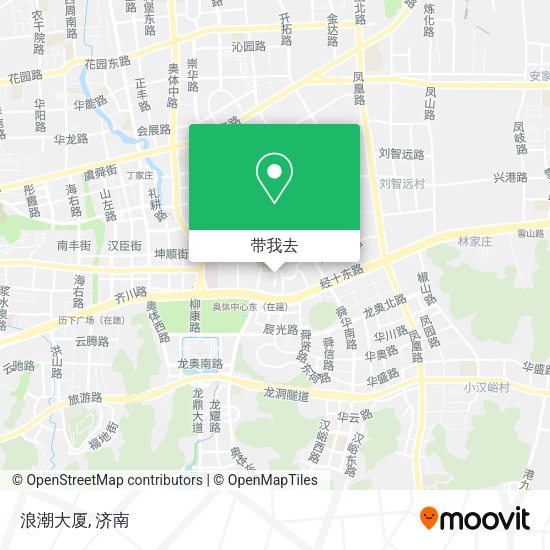 浪潮大厦地图