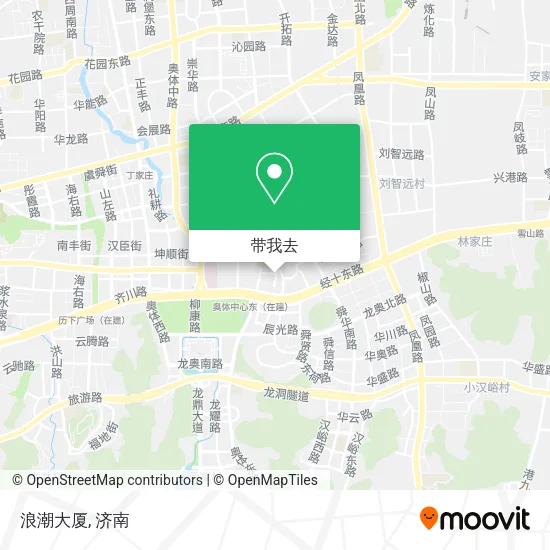浪潮大厦地图