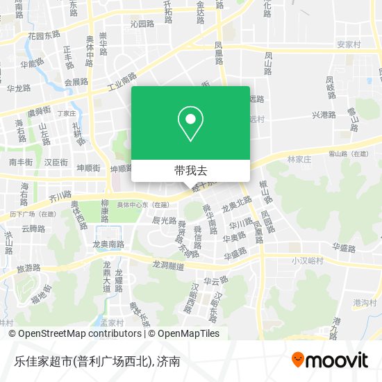 乐佳家超市(普利广场西北)地图