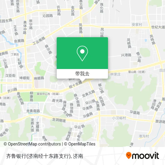 齐鲁银行(济南经十东路支行)地图