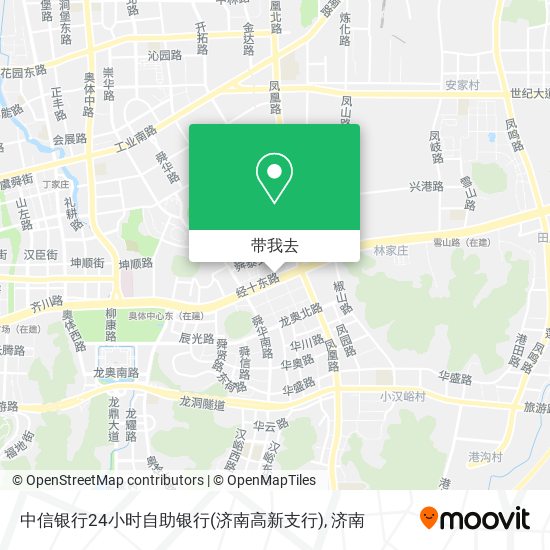 中信银行24小时自助银行(济南高新支行)地图