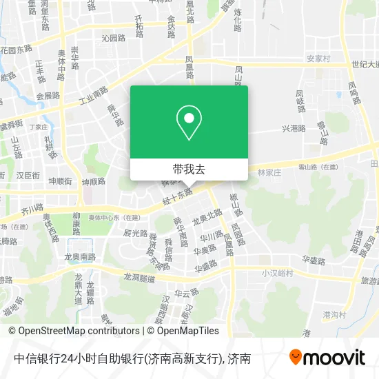 中信银行24小时自助银行(济南高新支行)地图