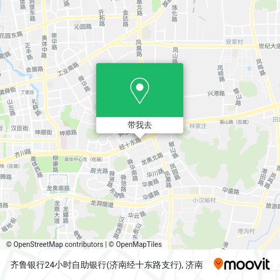 齐鲁银行24小时自助银行(济南经十东路支行)地图