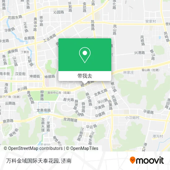 万科金域国际天泰花园地图