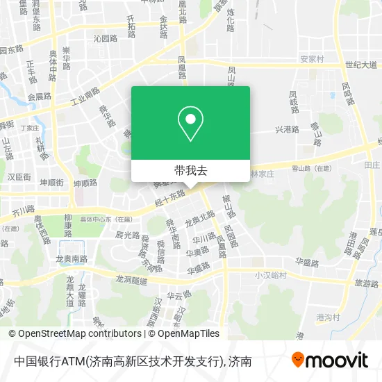 中国银行ATM(济南高新区技术开发支行)地图