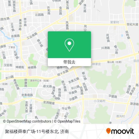聚福楼舜泰广场-11号楼东北地图