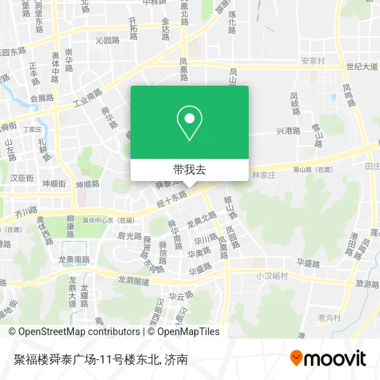 聚福楼舜泰广场-11号楼东北地图